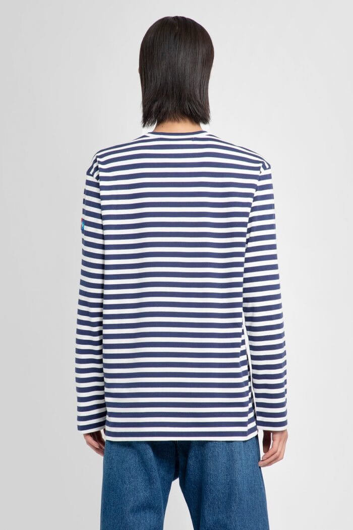 COMME DES GARCONS PLAY Striped Jersey Long Sleeve T-shirt