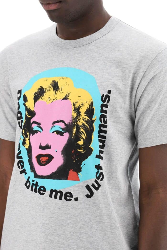 COMME DES GARCONS SHIRT Marilyn Monroe Print T