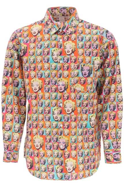 COMME DES GARCONS SHIRT Marilyn Monroe Printed Shirt