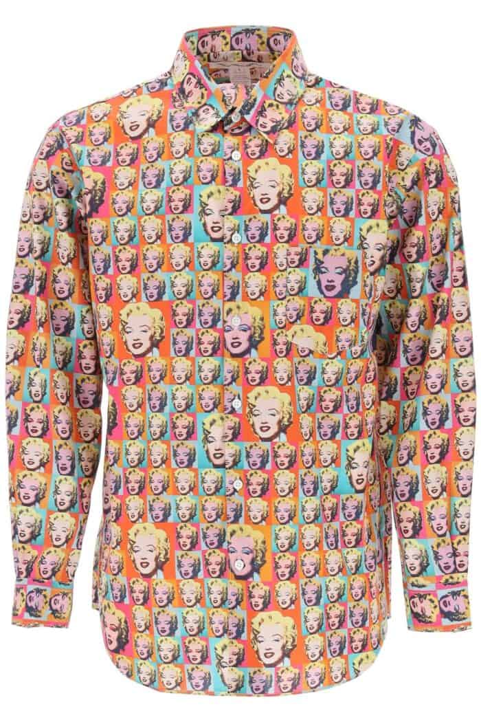 COMME DES GARCONS SHIRT Marilyn Monroe Printed Shirt