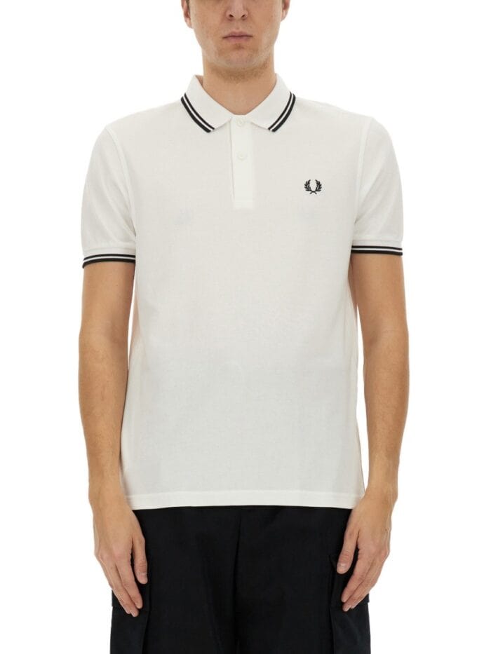 COMME DES GARCONS SHIRT "STRONG WILL" POLO SHIRT