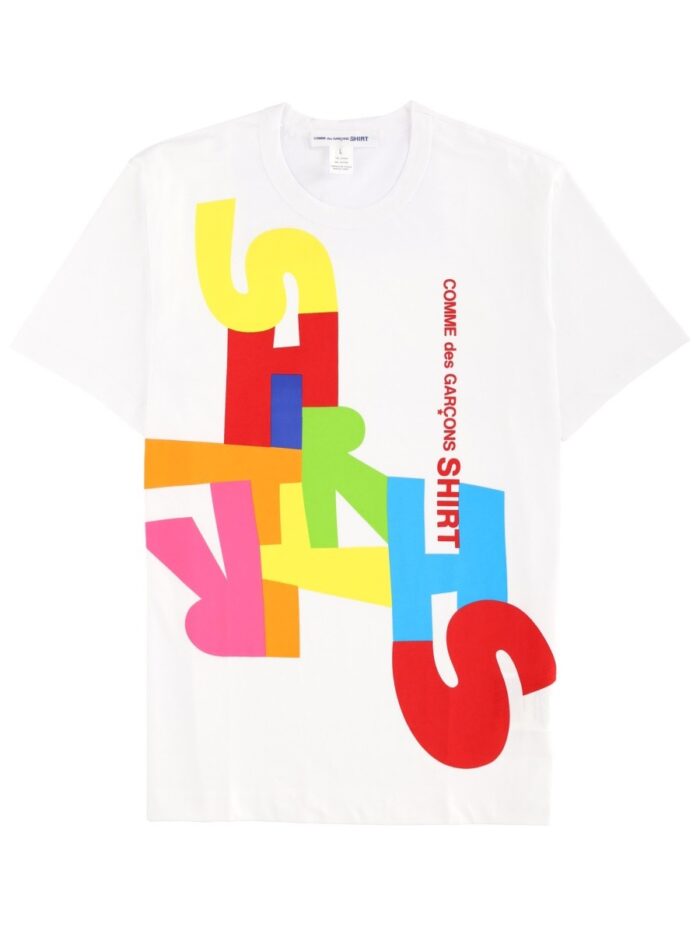 COMME DES GARCONS SHIRT T-SHIRT WITH PRINT