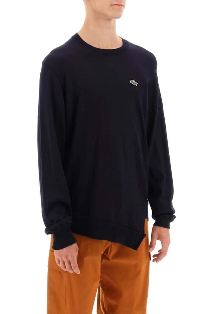 Comme Des Garcons Shirt X Lacoste Bias-cut Sweater