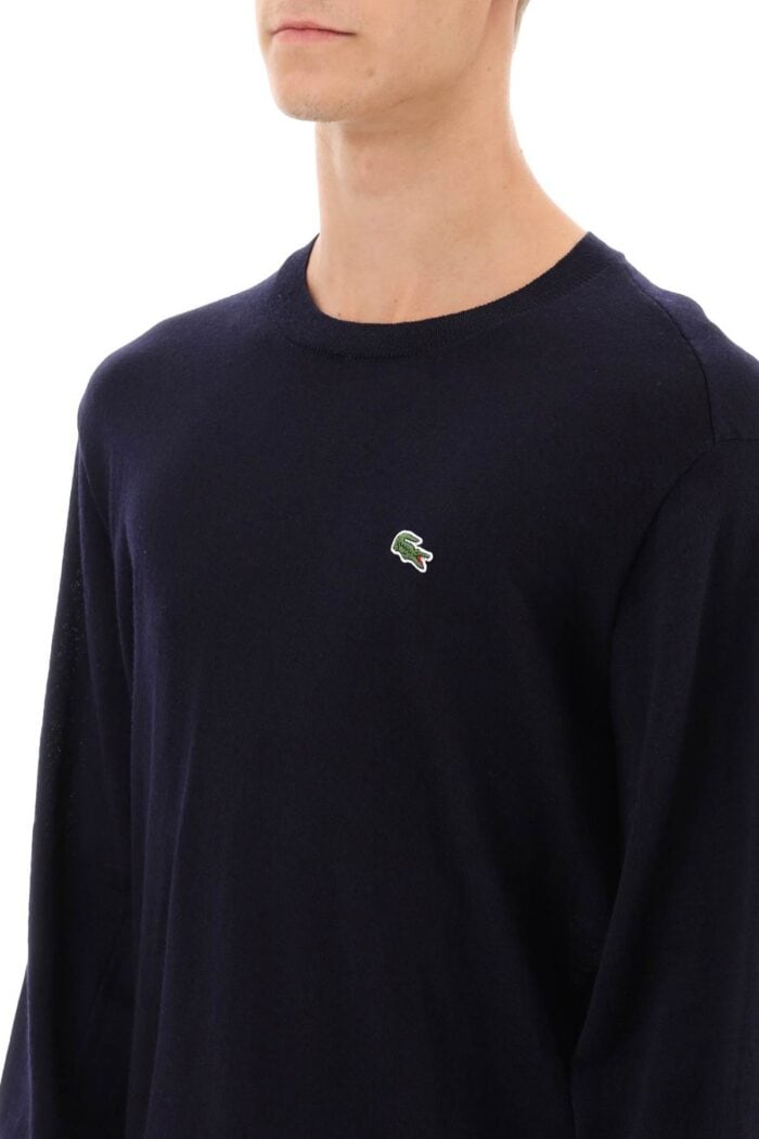 Comme Des Garcons Shirt X Lacoste Bias-cut Sweater