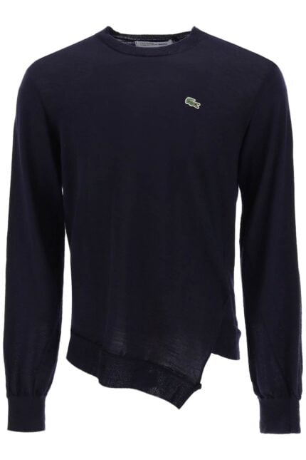 Comme Des Garcons Shirt X Lacoste Bias-cut Sweater