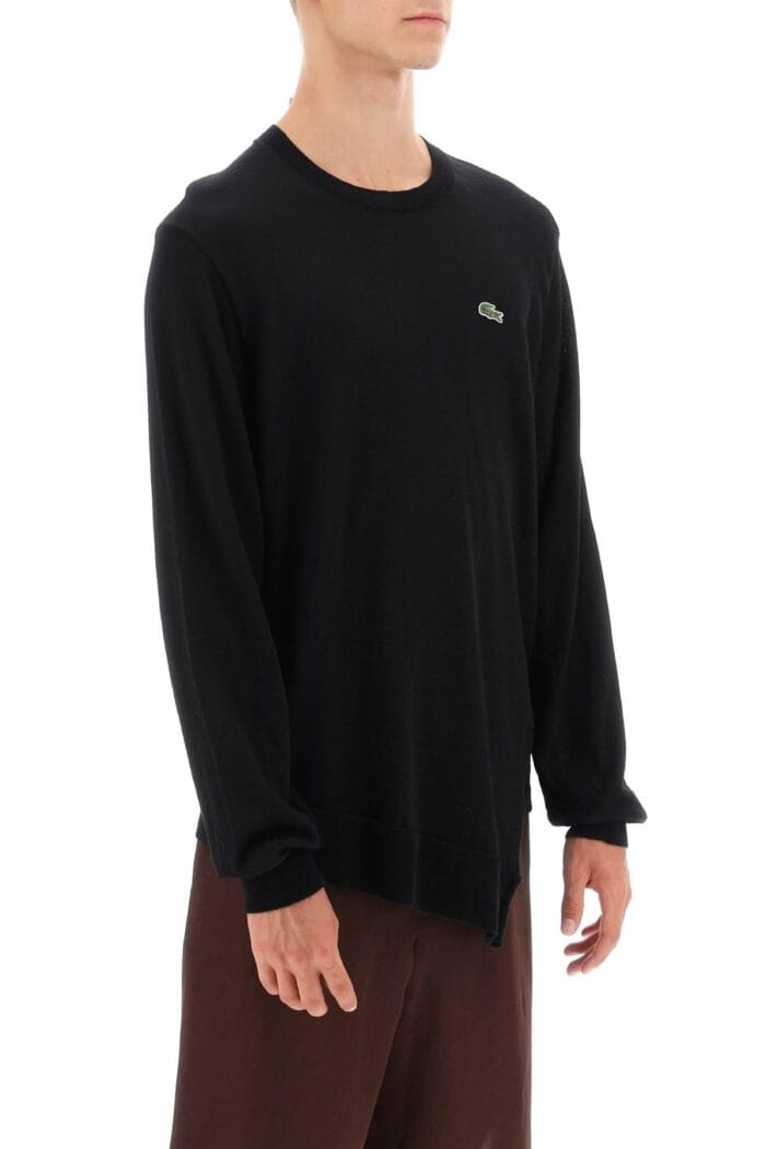 Comme Des Garcons Shirt X Lacoste Bias-cut Sweater