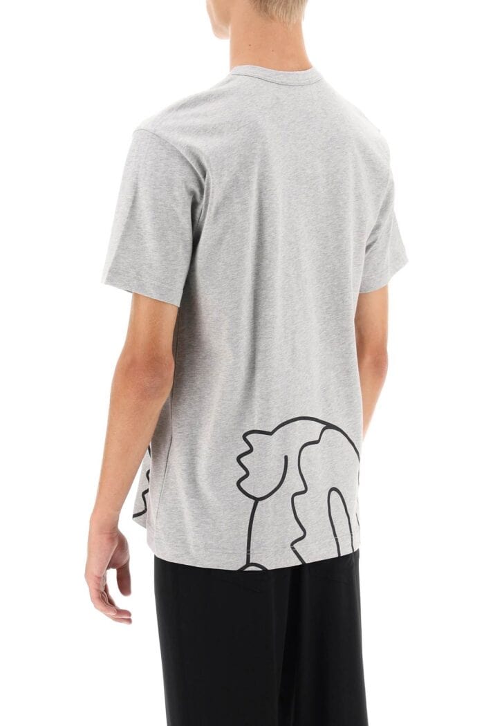 Comme Des Garcons Shirt X Lacoste T-shirt With Graphic Print