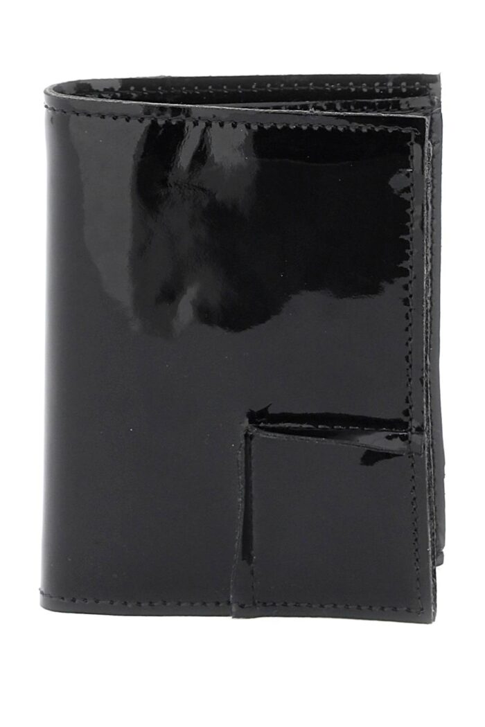 COMME DES GARCONS WALLET Bifold Patent Leather Wallet In