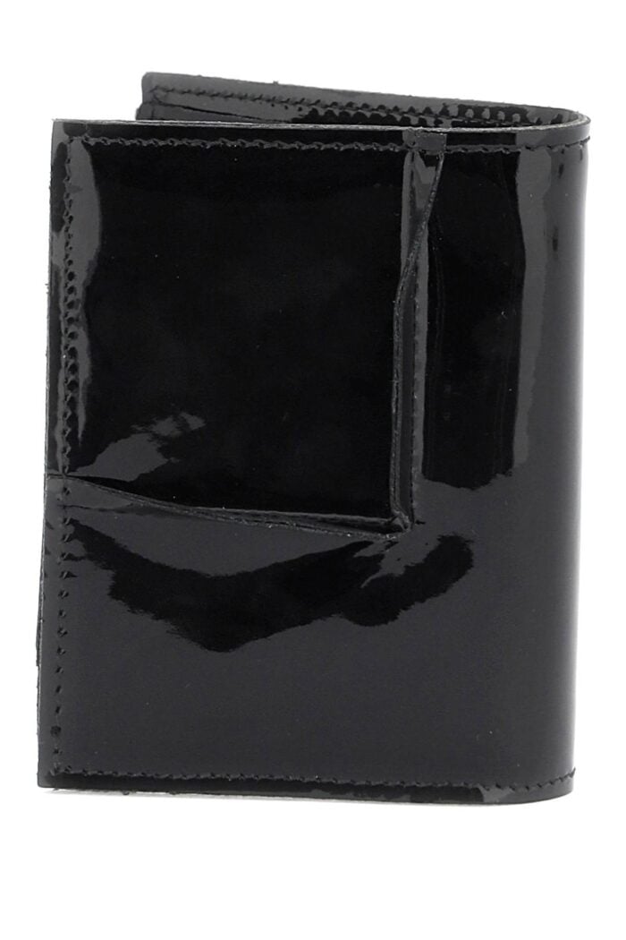 COMME DES GARCONS WALLET Bifold Patent Leather Wallet In