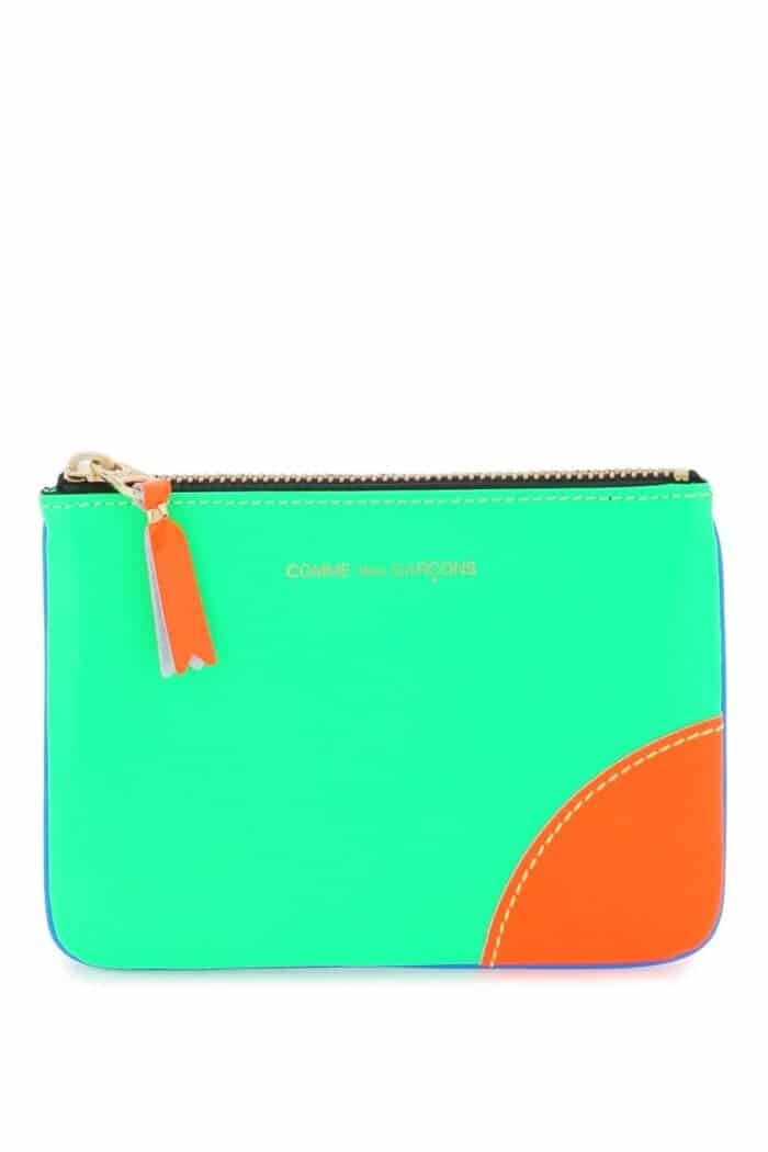 Comme Des Garcons Wallet Fluo Mini Pouch