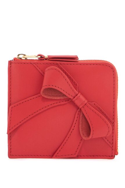 COMME DES GARCONS WALLET Large Red Bow Wallet Big Bow