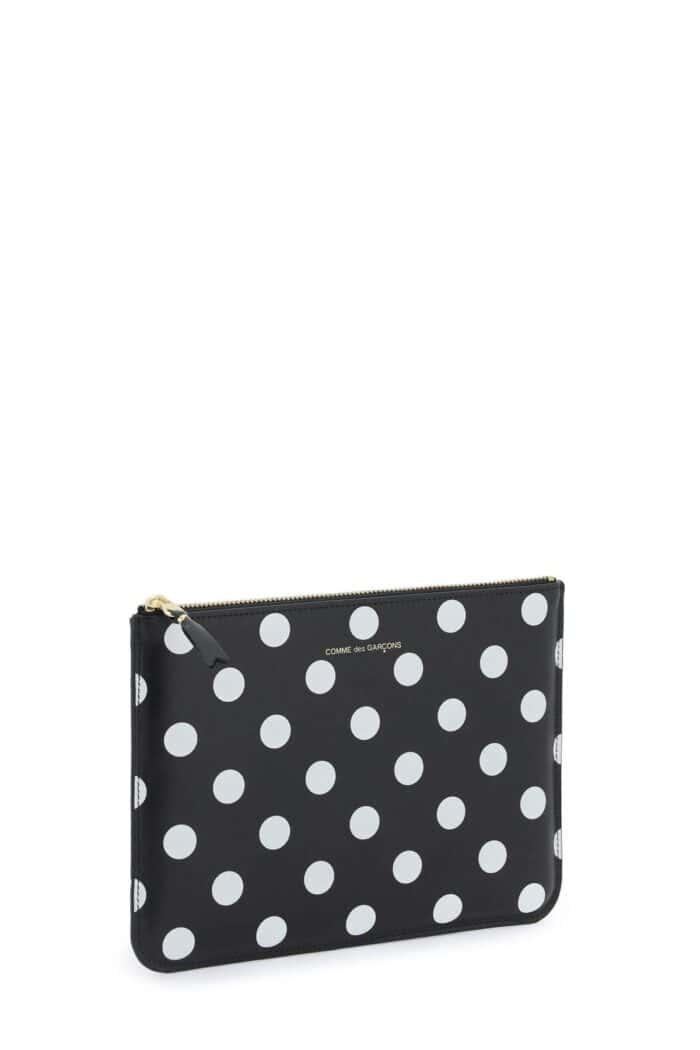 COMME DES GARCONS WALLET Polka Dots Pouch