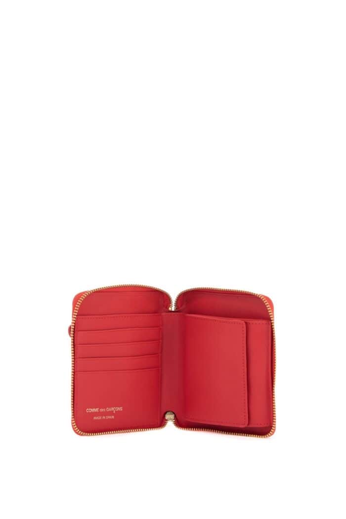 COMME DES GARCONS WALLET Portafoglio Con Grande Fiocco Rosso In Pelle