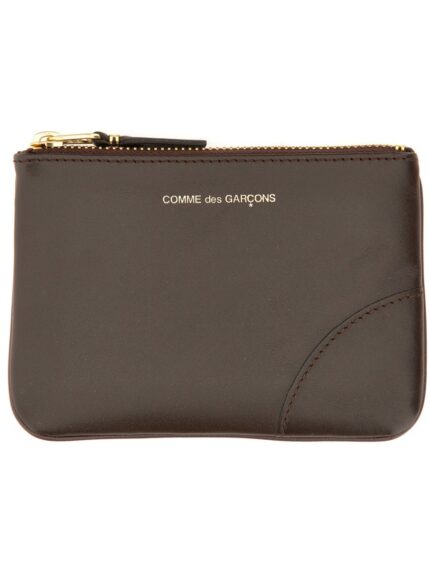 COMME DES GARCONS WALLET SMALL CLUTCH WITH ZIPPER