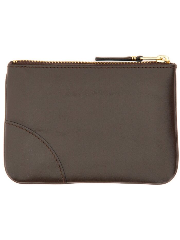 COMME DES GARCONS WALLET SMALL CLUTCH WITH ZIPPER