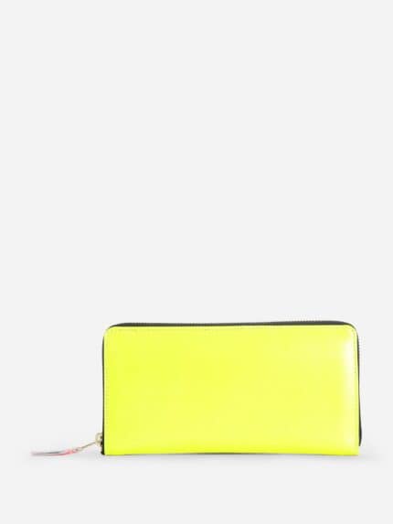 COMME DES GARCONS WALLET Super Fluo Leather Passport Wallet