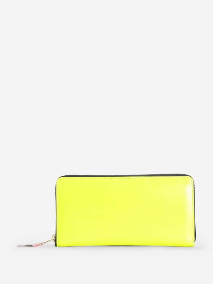 COMME DES GARCONS WALLET Super Fluo Leather Passport Wallet