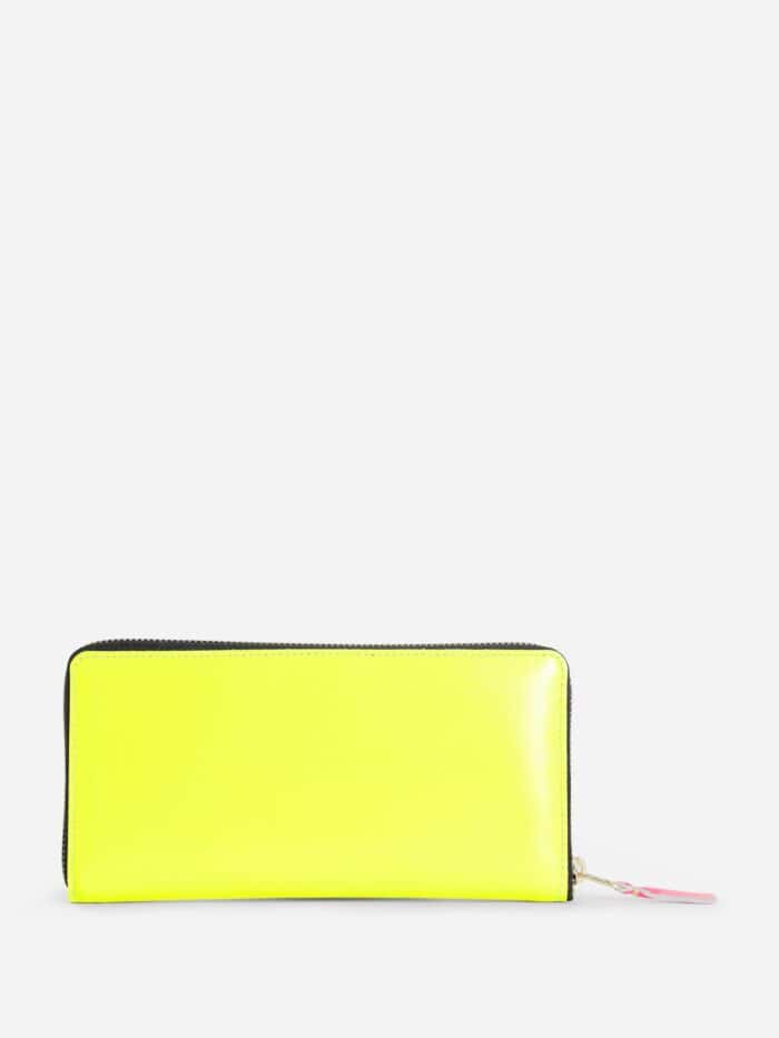 COMME DES GARCONS WALLET Super Fluo Leather Passport Wallet