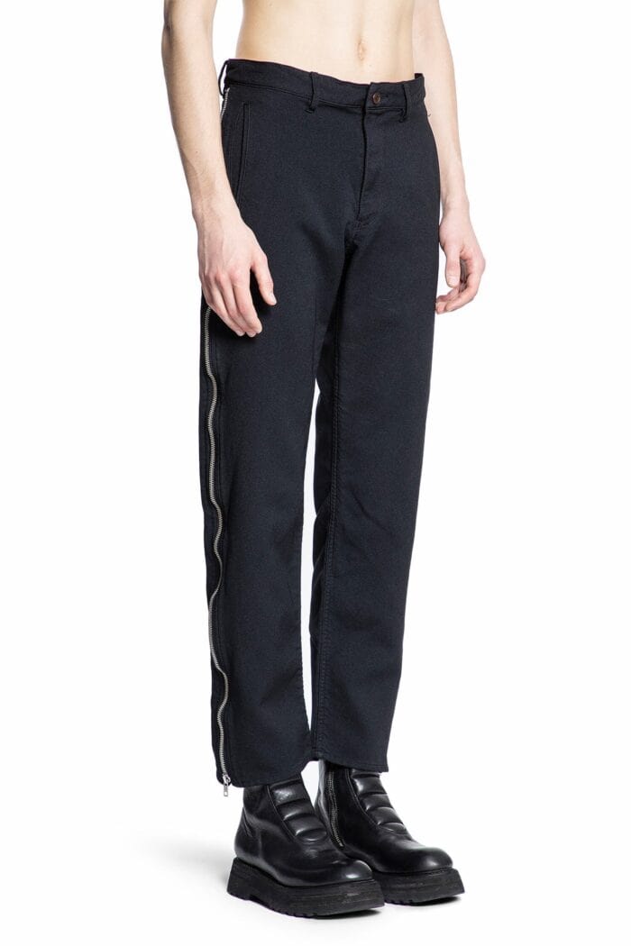 Comme Des Garons Black Side Zip Trousers