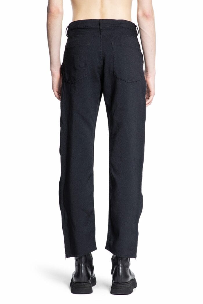 Comme Des Garons Black Side Zip Trousers