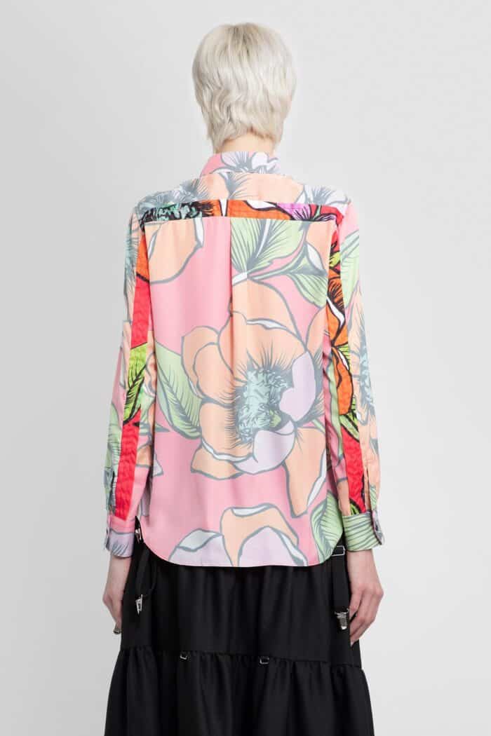 Comme Des Garons Floral Print Shirt