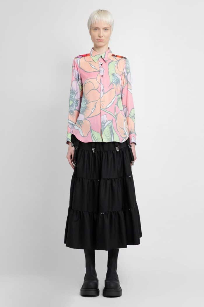 Comme Des Garons Floral Print Shirt