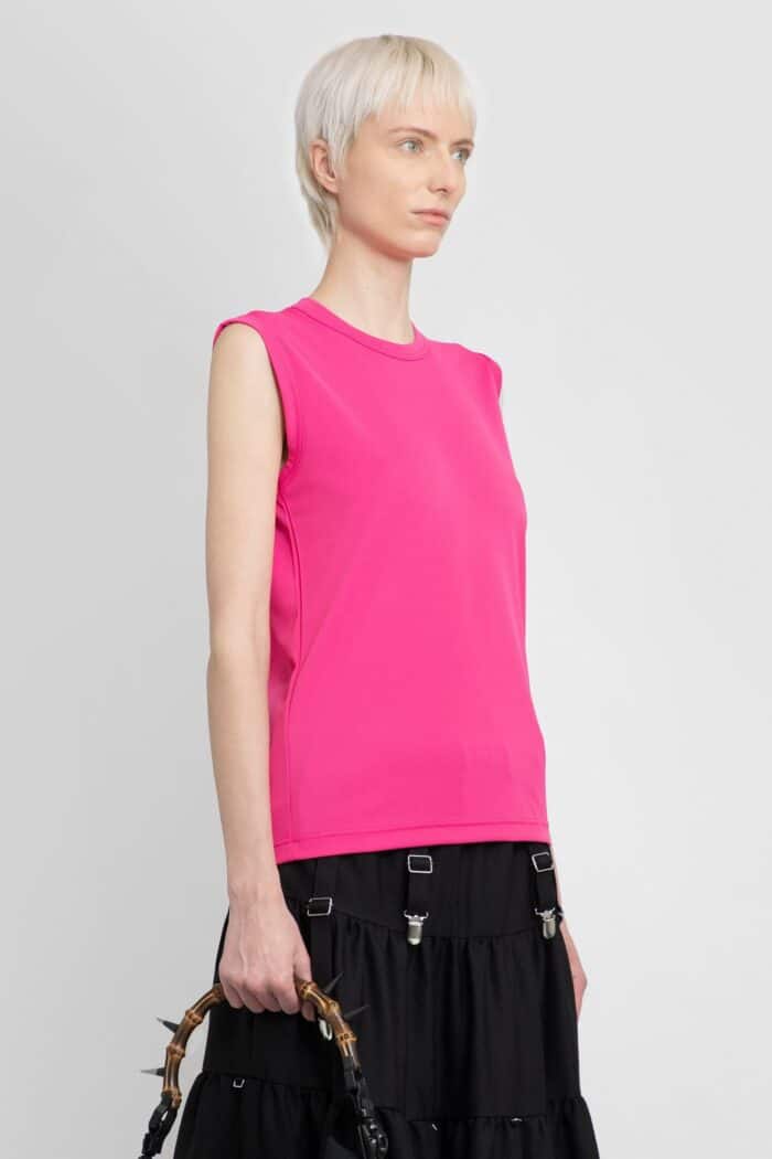 Comme Des Garons Nylon Jersey Sleeveless Top