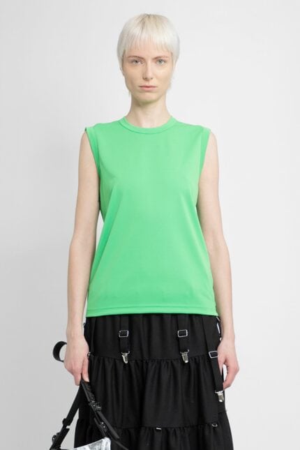 Comme Des Garons Nylon Jersey Sleeveless Top