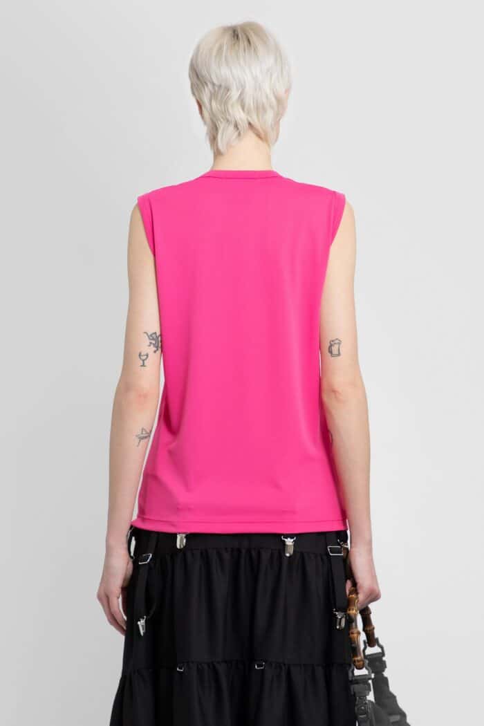 Comme Des Garons Nylon Jersey Sleeveless Top