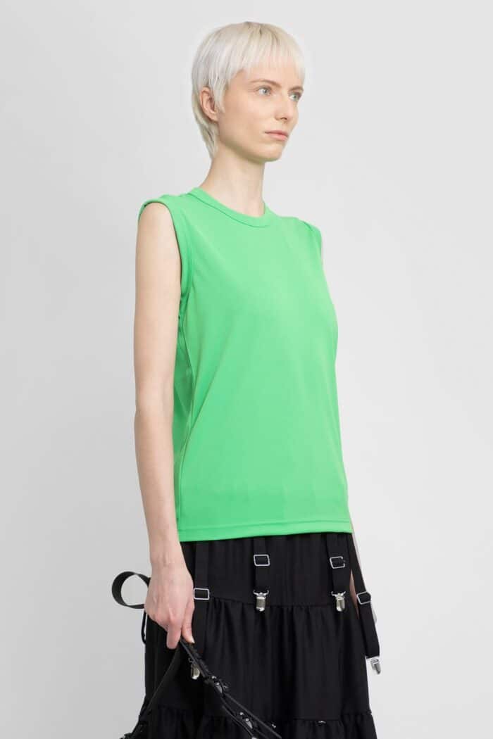 Comme Des Garons Nylon Jersey Sleeveless Top