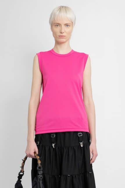 Comme Des Garons Nylon Jersey Sleeveless Top