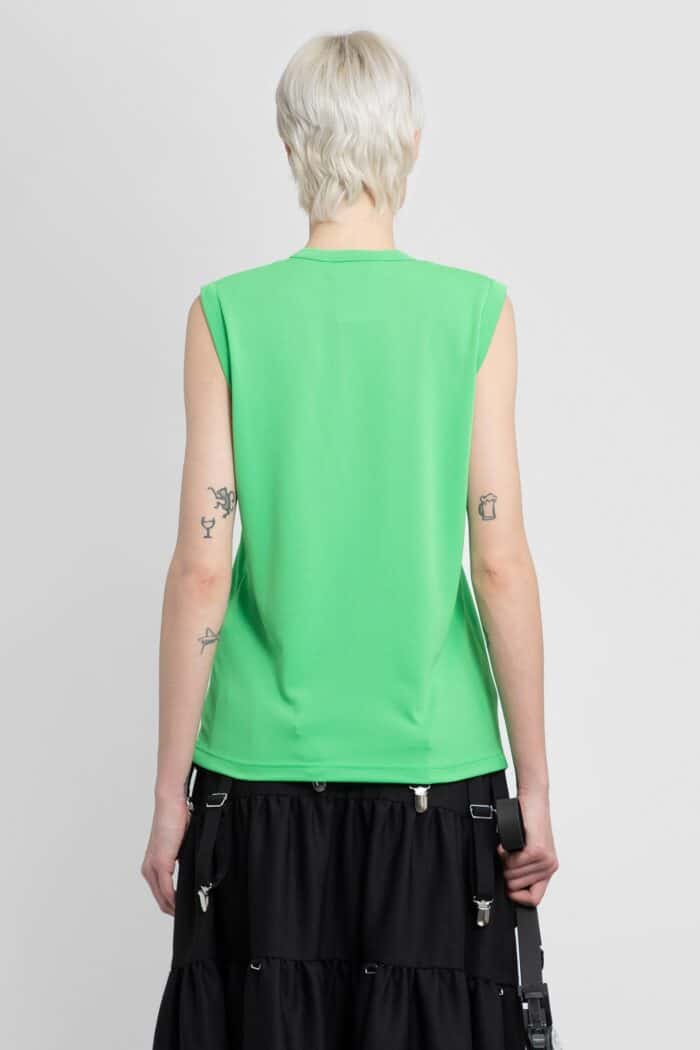 Comme Des Garons Nylon Jersey Sleeveless Top