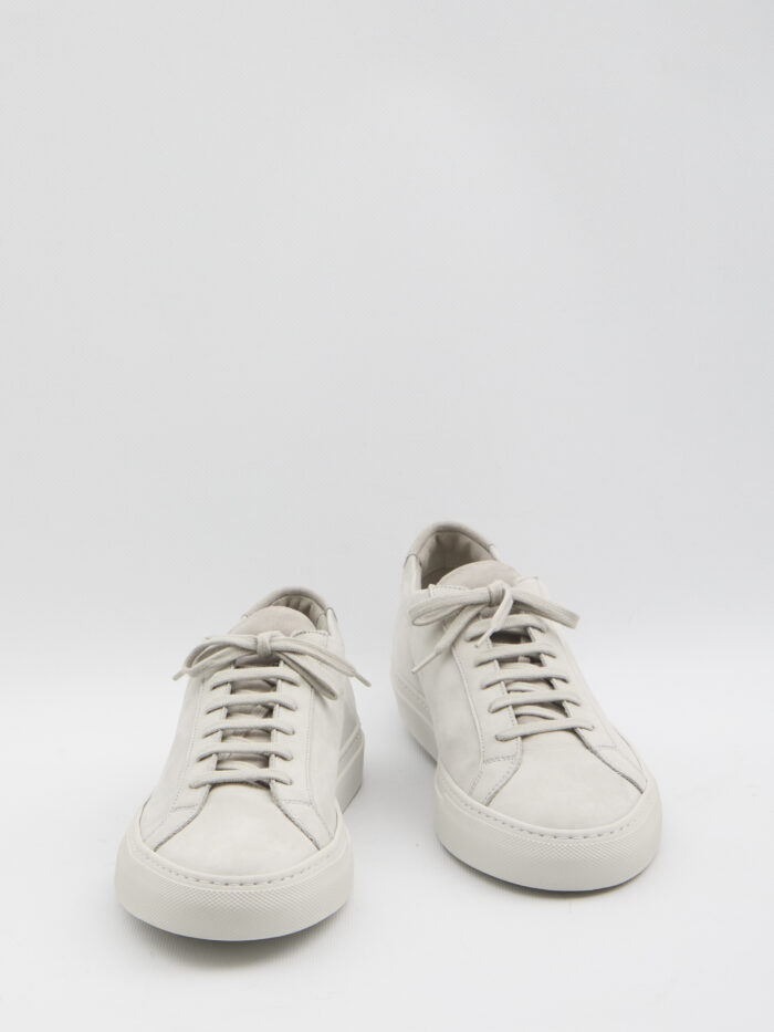 Common Projects Achilles sneakers in light grey nubuck