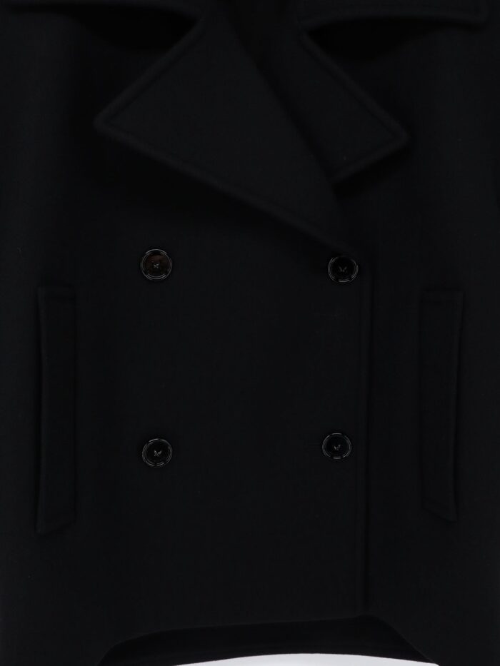 Balenciaga Compact Double-wool Cocoon Peacoat