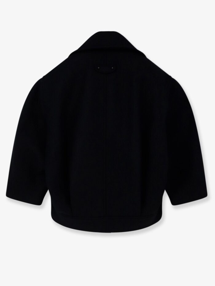 Balenciaga Compact Double-wool Cocoon Peacoat