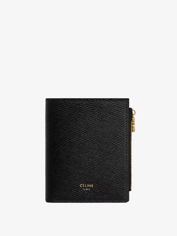 celine compact wallet with triomphe charm Celine Compact Wallet With Triomphe Charm