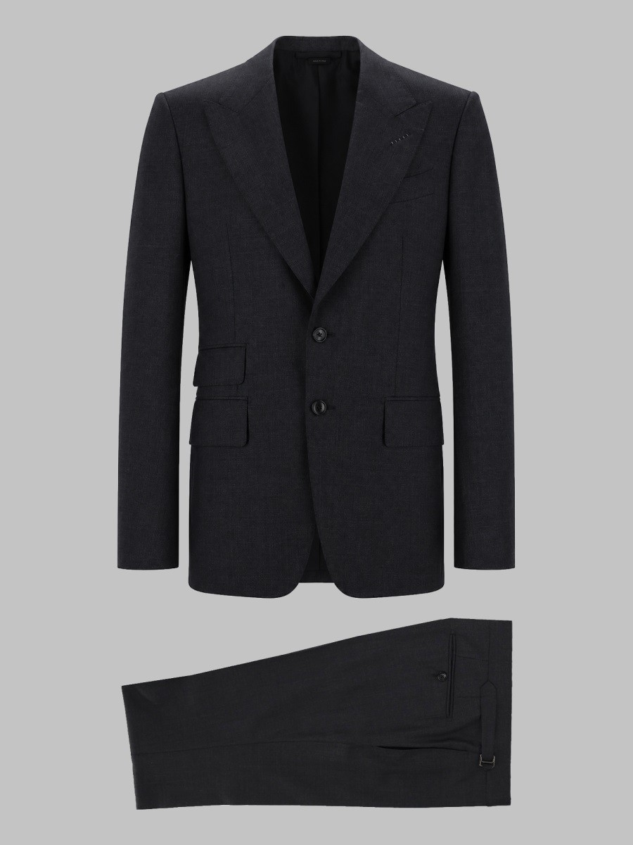 TOM FORD COMPLETO "SHELTON" IN GRISAGLIA