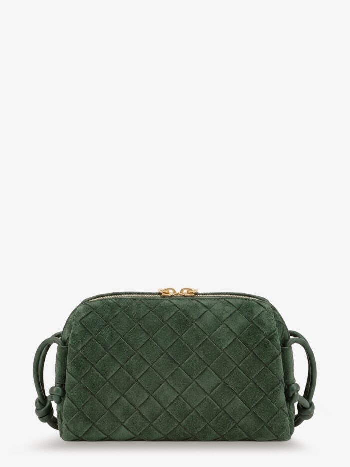 Bottega Veneta Concert Pochette Suede Crossbody Bag