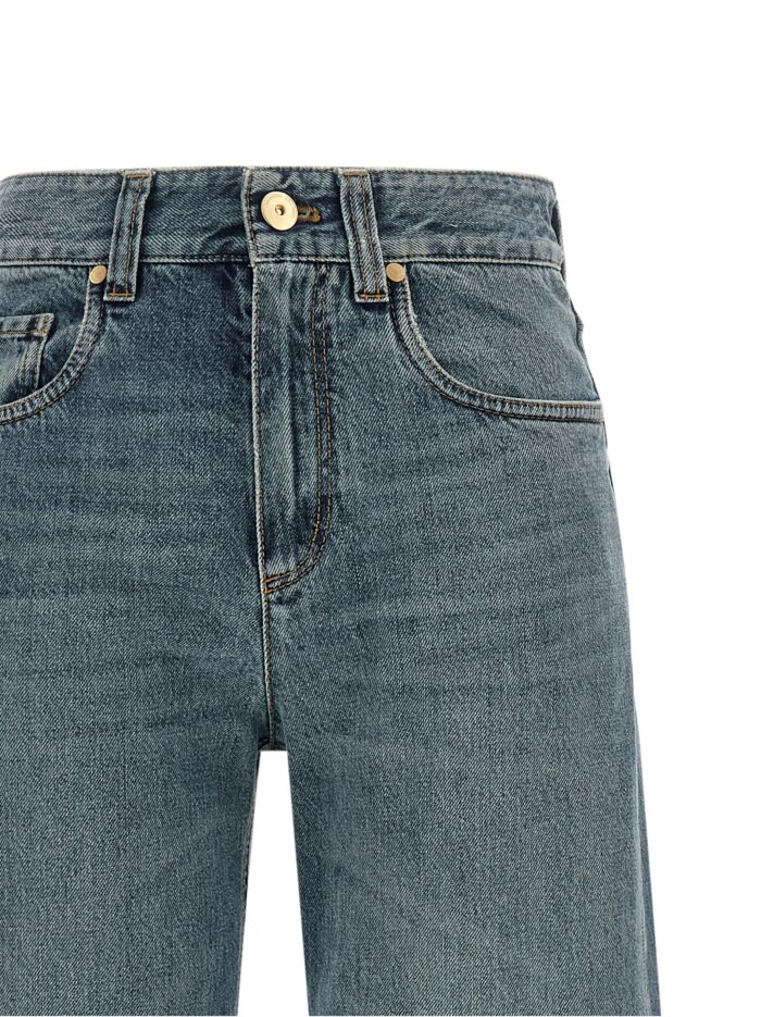Brunello Cucinelli 'Contemporary Loose' Blue Jeans