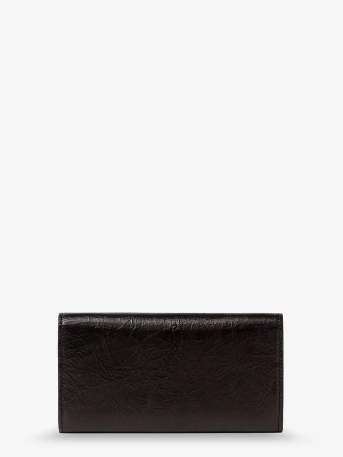 Fendi Continental Crackled Leather Wallet