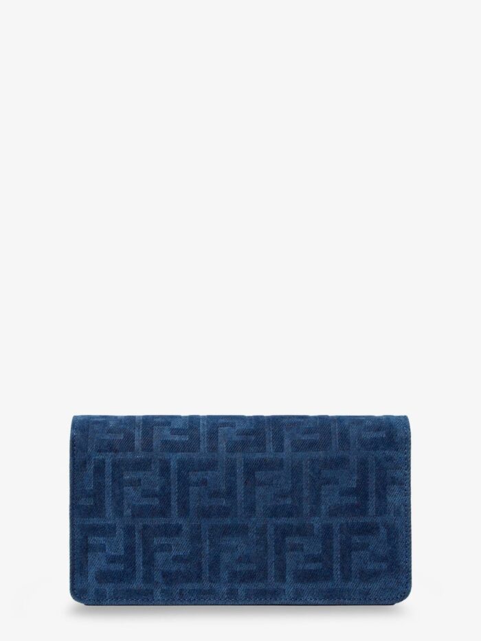 fendi continental with chain baguette leather crossbody bag Fendi Continental With Chain Baguette Leather Crossbody Bag