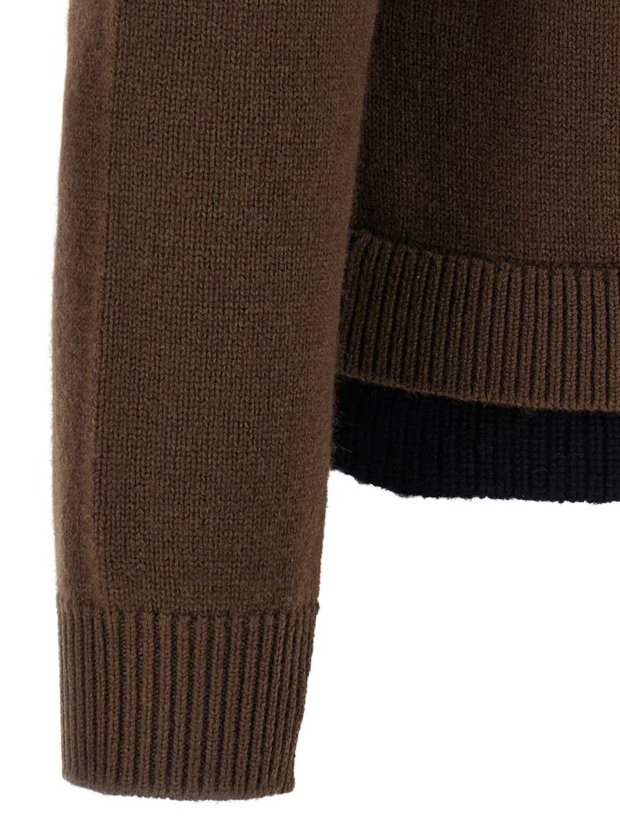 J.W.ANDERSON 'Contrast Layered' Cardigan