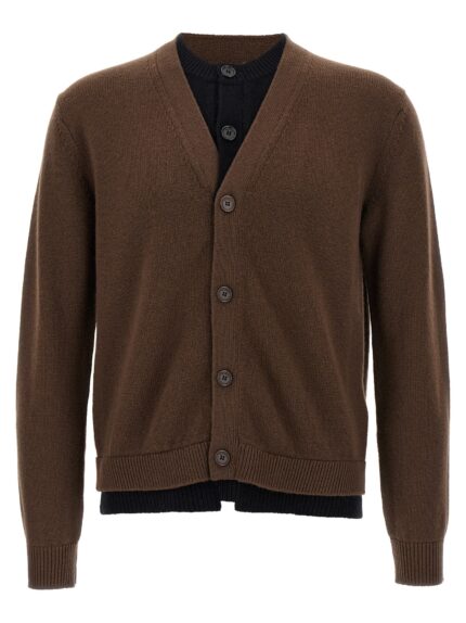 J.W.ANDERSON 'Contrast Layered' Cardigan