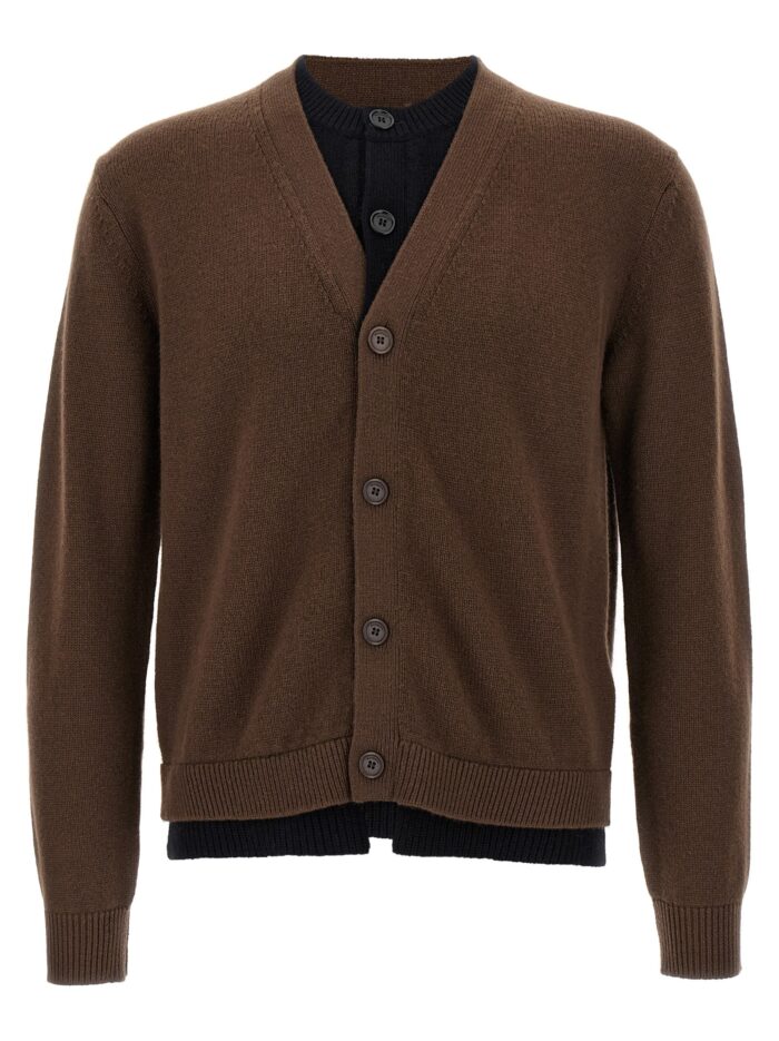 j.w.anderson 'contrast layered' cardigan J.W.ANDERSON 'Contrast Layered' Cardigan