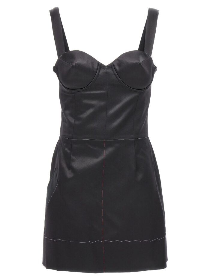 maison margiela contrast stitching corset dress Maison Margiela Contrast Stitching Corset Dress
