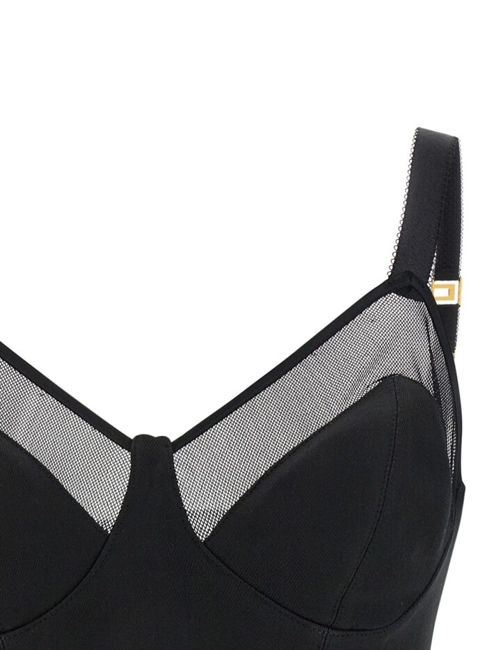 Elisabetta Franchi Cool Wool And Tulle Top