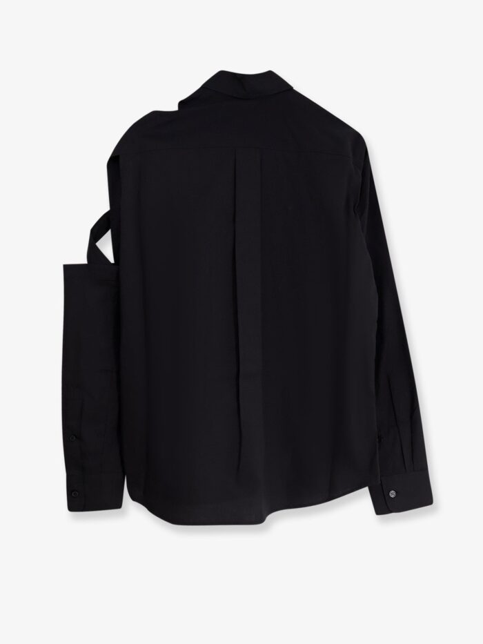COPERNI Cotton Shirt With Metal Lettering Logo