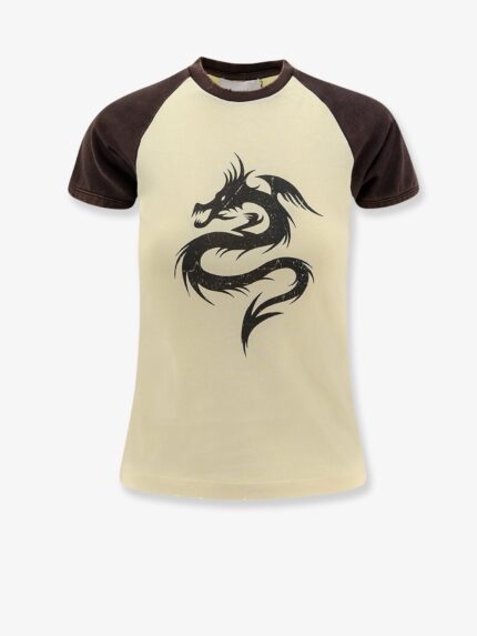 COPERNI Cotton T-shirt With Used Effect