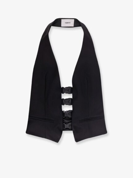 COPERNI Multi Bukle Waistcoat Satin Vest