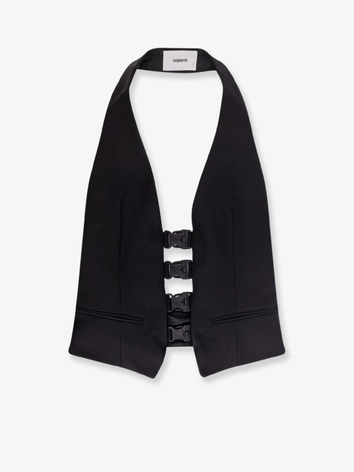 COPERNI Multi Bukle Waistcoat Satin Vest